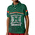 Hawaii Warriors Football Polo Shirt Polynesian Palm and Hibiscus LT9 - Polynesian Pride