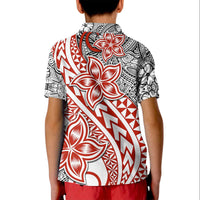 Traditional Polynesian Tribal Tattoo Retro Polo Shirt Red LT9 - Polynesian Pride