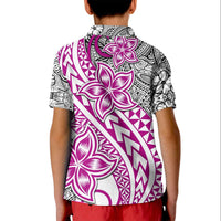 Traditional Polynesian Tribal Tattoo Retro Polo Shirt Pink LT9 - Polynesian Pride