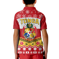 Tonga Christmas Kilisimasi Fiefia Coat Of Arms Polo Shirt LT9 - Polynesian Pride