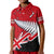 Custom Waitangi Polo Shirt Aotearoa Tino Rangatiratanga Flag with Silver Fern LT9 - Polynesian Pride