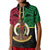 Vanuatu Kid Polo Shirt Tribal Vanuatu Coat Of Arms Flag Style No2 LT9 Kid Black - Polynesian Pride