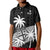 Fiji Rugby Sevens Polo Shirt Tapa Palm Tree and Fijian Coat of Arms LT9 - Polynesian Pride