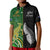 Aotearoa Rugby All Black Combine Australia Wallabies Kid Polo Shirt Aboriginal Kangaroo And Maori Fern LT9 Kid Black - Polynesian Pride