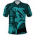 Custom Hawaii Polo Shirt Shark and Turtle Mix Kakau Turquoise LT9 Turquoise - Polynesian Pride