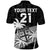 (Custom Text and Number) Fiji Rugby Sevens Polo Shirt Tapa Palm Tree and Fijian Coat of Arms LT9 - Polynesian Pride