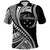 Custom Federated States of Micronesia Polo Shirt Black Polynesian Wave Style LT9 Adult Black - Polynesian Pride