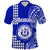 Custom Hawaii Moanalua High School Polo Shirt Tribal Kakau LT9 Blue - Polynesian Pride