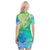 Polynesian Polo Dress Tapa Plumeria Style - Oceanic LT7 - Polynesian Pride