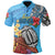 Custom Suva Rugby Polo Shirt Polynesian Ocean Style - Polynesian Pride