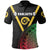 Custom Vanuatu Rugby Polo Shirt Armor Style - Polynesian Pride