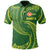 American Samoa Polo Shirt Manua Islands Group Tribal Wave Unisex Green - Polynesian Pride