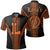 Lanai Island Polynesian Polo Shirt Comely Style Unisex Orange - Polynesian Pride