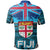 Fiji Polynesian Polo Shirt Flag With Pattern - Polynesian Pride