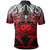 Samoa Polynesian Custom Polo Shirt Eagle Tribal Pattern Red - Polynesian Pride