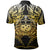 Samoa Polynesian Polo Shirt Eagle Tribal Pattern Yellow - Polynesian Pride