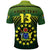 Custom The Kukis Polo Shirt Cook Islands Rugby Custom Text and Number LT13 - Polynesian Pride