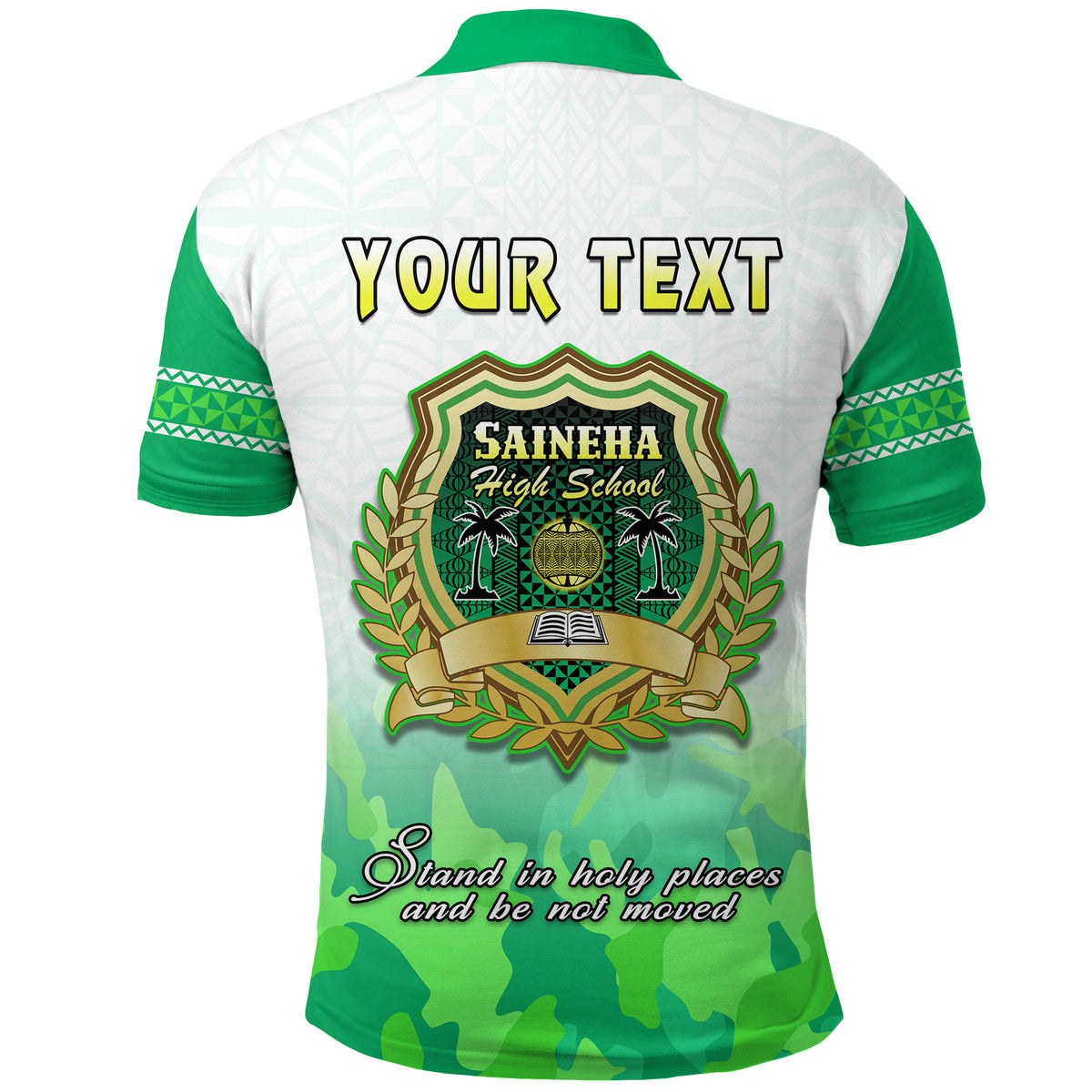 Custom Saineha High School Polo Shirt Original LT13 - Polynesian Pride