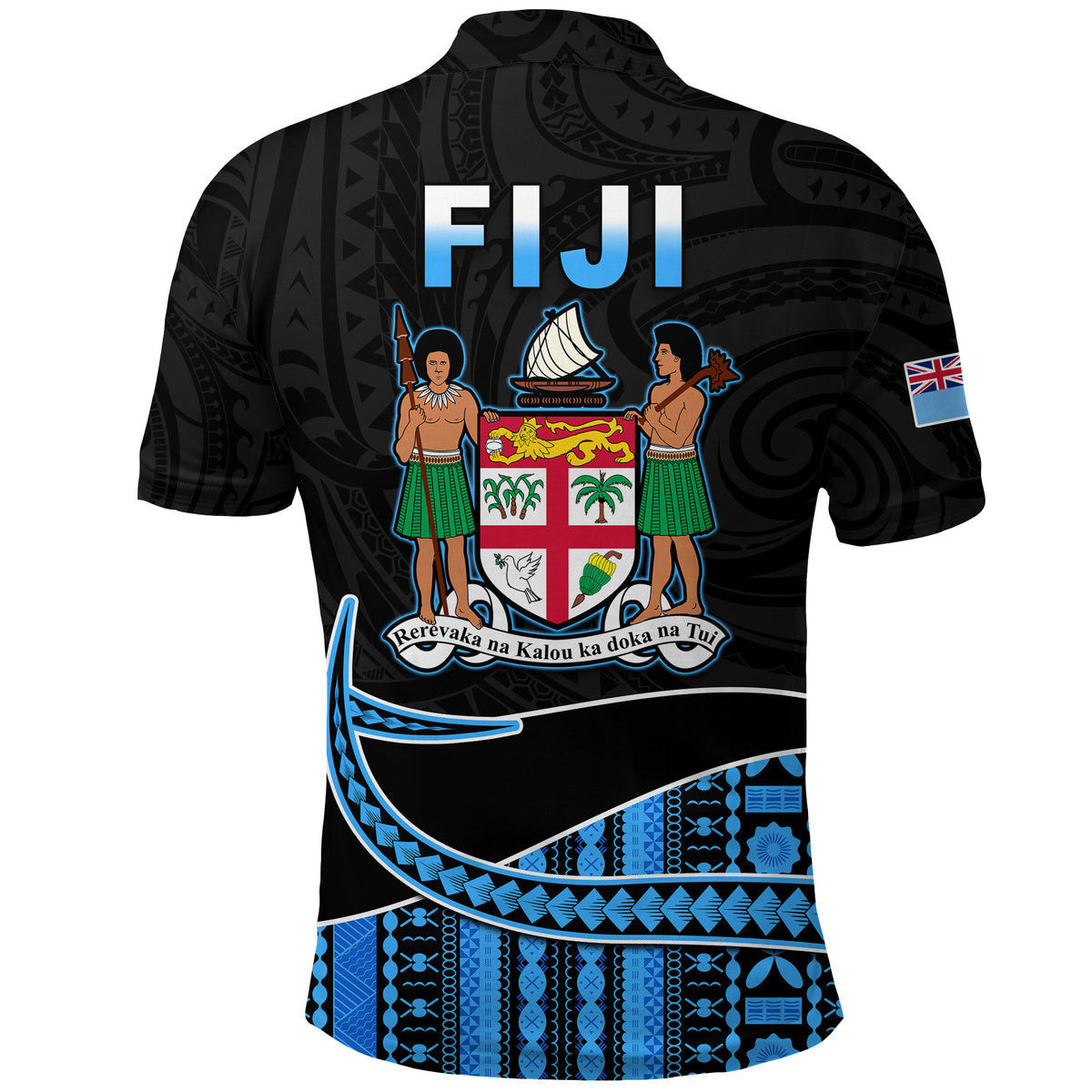 Fiji Polynesian Polo Shirt Featured Fijian Lovers LT13 - Polynesian Pride