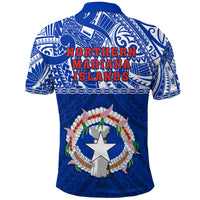 Northern Mariana Islands Polo Shirt Polynesian CNMI Coat of Arms LT13 - Polynesian Pride