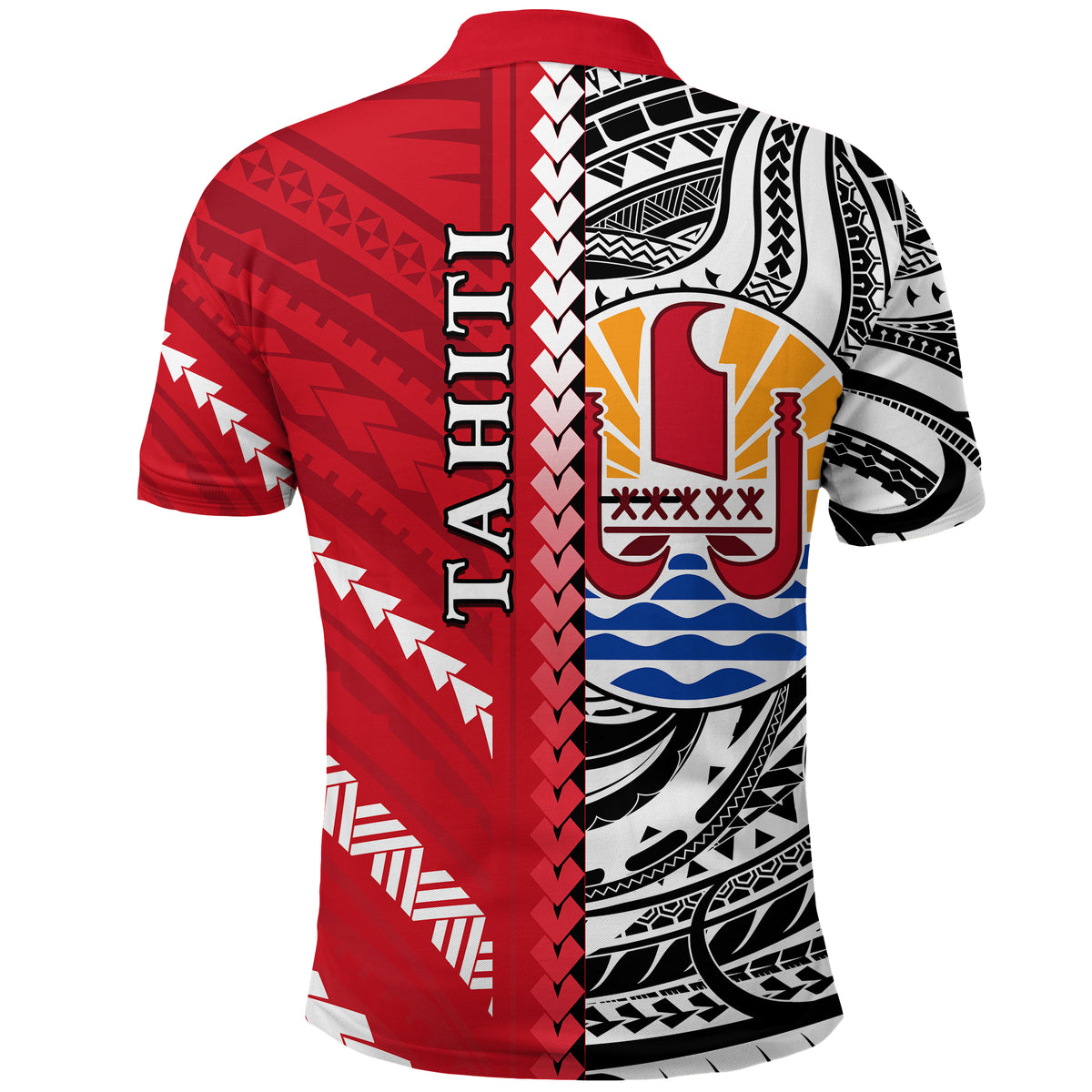 Tahiti Unique Polo Shirt Polynesia Pattern LT13 - Polynesian Pride