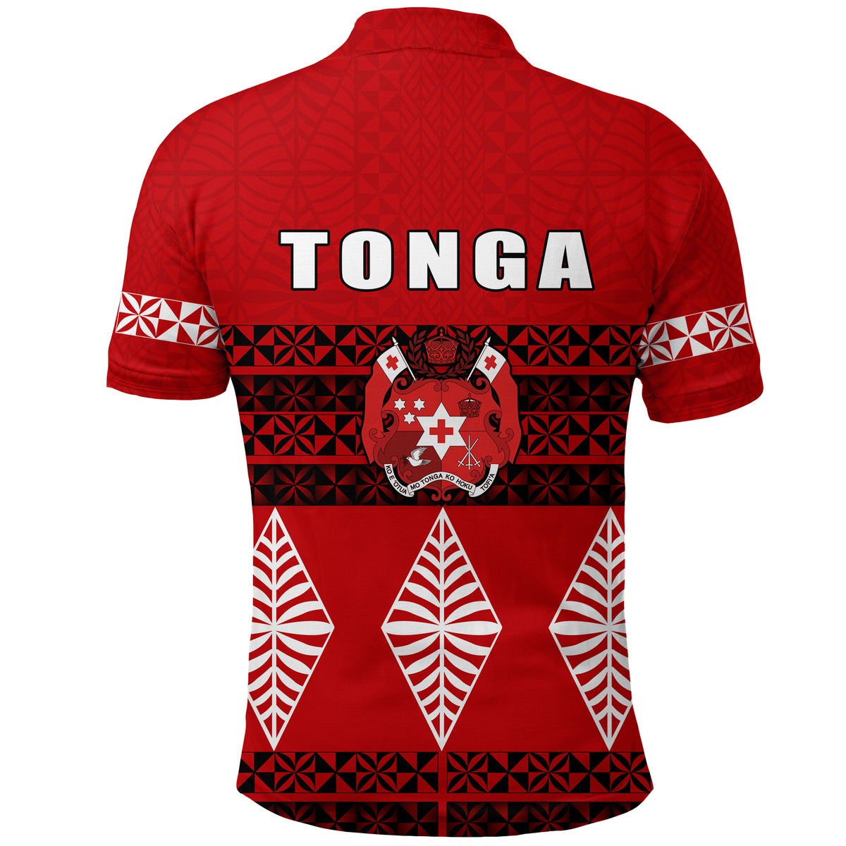 Tonga Polo Shirt Tongan Pattern LT13 - Polynesian Pride