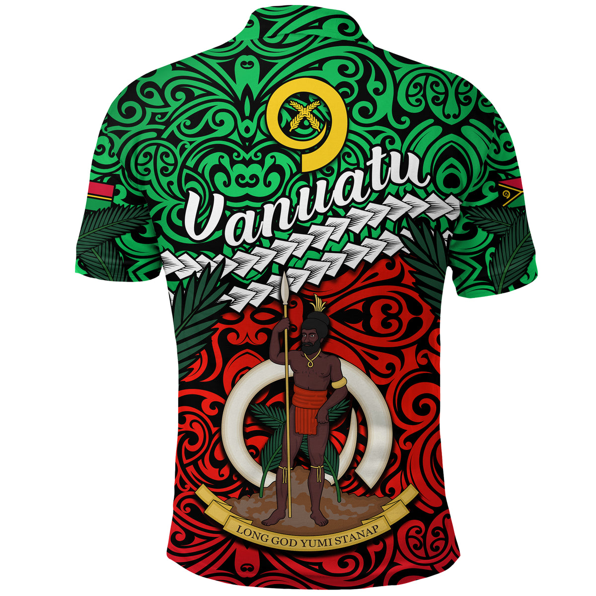 Vanuatu Polo Shirt Simple LT13 - Polynesian Pride