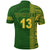 Custom Cook Islands Rugby Polo Shirt Notable Custom Text and Number - Polynesian Pride