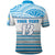 Custom Tuvalu Rugby Polo Shirt Special Custom Text and Number - Polynesian Pride