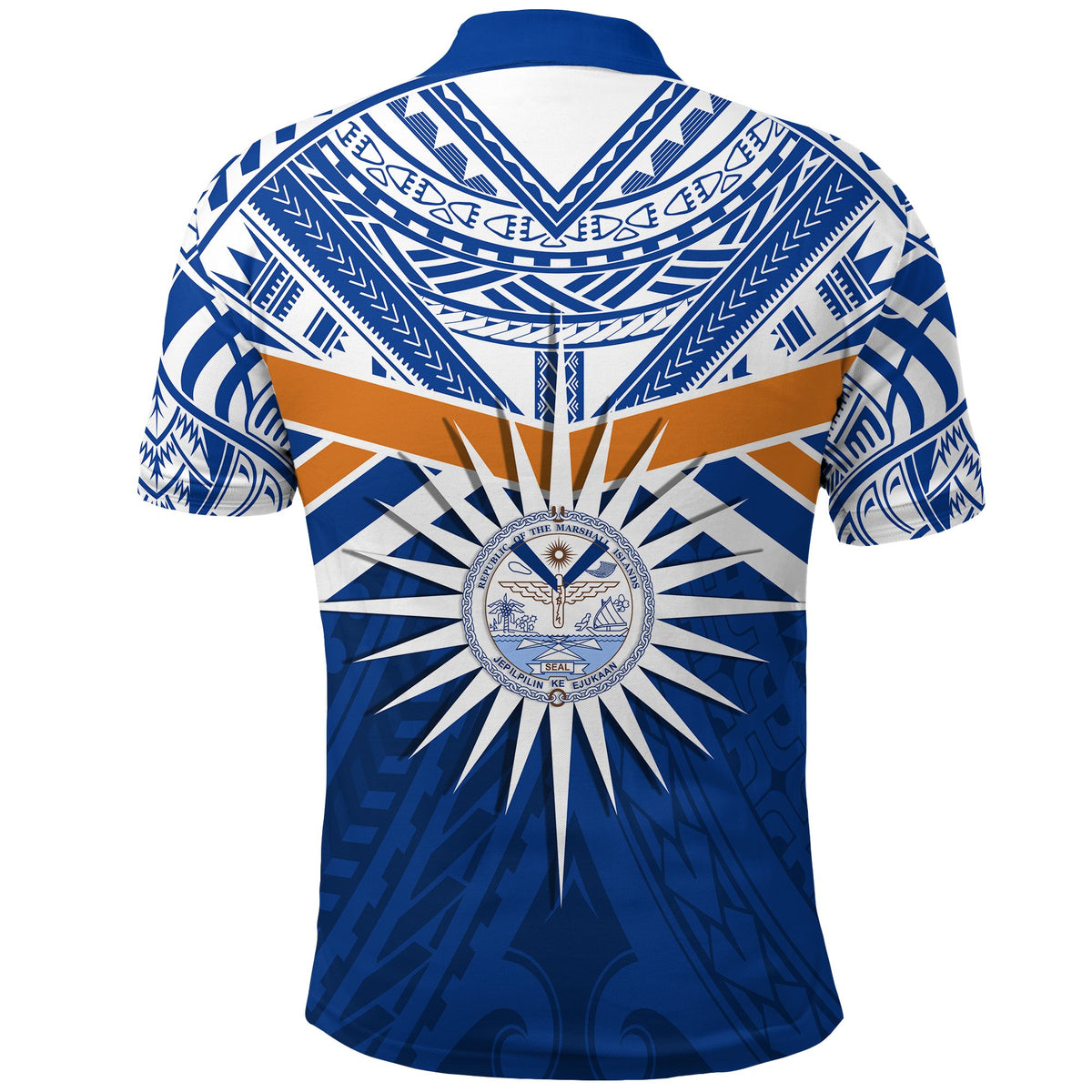 Custom Marshall Islands Rugby Polo Shirt Forever - Polynesian Pride