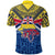 Niue Rugby Polo Shirt Polynesian Crab Map - Polynesian Pride