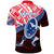 Custom Manu Samoa Rugby Polo Shirt Dab Trend Creative Red - Polynesian Pride