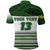 Custom Cook Islands Rugby Polo Shirt Impressive Version Custom Text and Number - Polynesian Pride