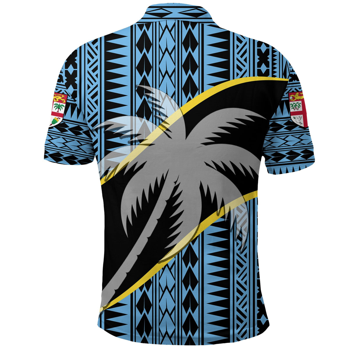 Fiji Warriors Rugby Polo Shirt Sun Style - Polynesian Pride