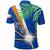 Marshall Islands Rugby Polo Shirt Coconut Leaves Coconut - Polynesian Pride