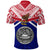 Custom American Samoa Rugby Polo Shirt Eagle Flag - Polynesian Pride