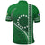 Cook Islands Rugby Polo Shirt Simple Style Green - Polynesian Pride