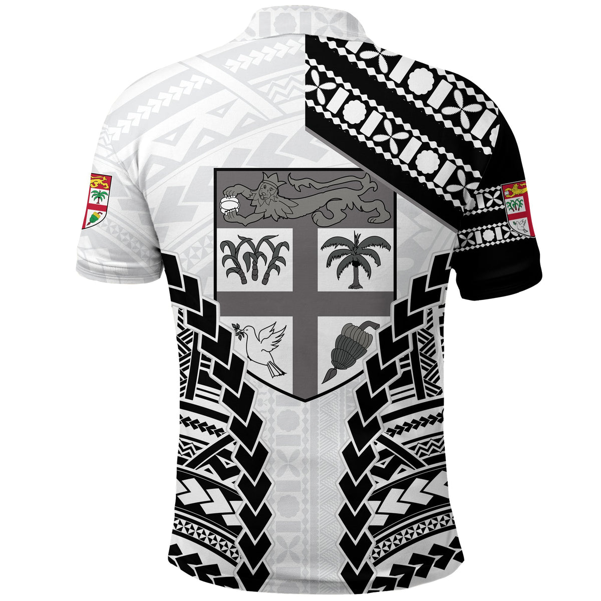 Fiji Rugby Polo Shirt Fresh - Polynesian Pride