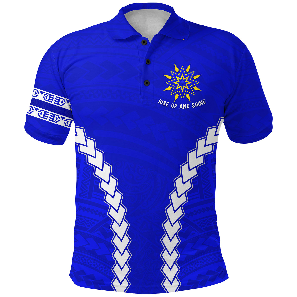 Kulungtufu Lutheran Polo Shirt Ver 01 Primary School PNG LT13 Unisex Blue - Polynesian Pride