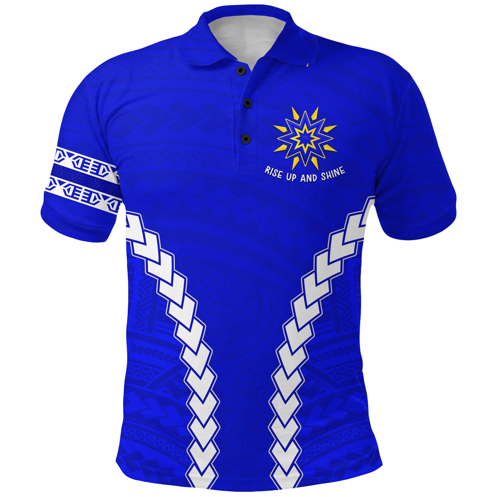 Kulungtufu Lutheran Polo Shirt Ver 01 Primary School PNG LT13 Unisex Blue - Polynesian Pride