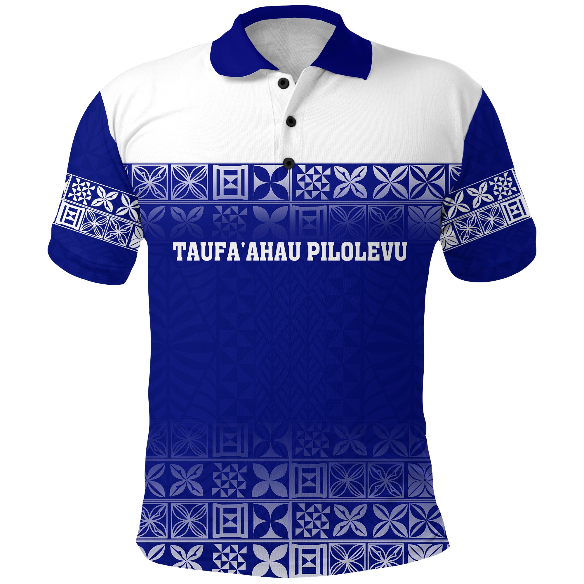 Taufaahau Pilolevu Polo Shirt Tonga College Version 02 LT13 Unisex Blue - Polynesian Pride