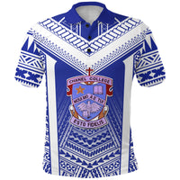 Kelana High School Polo Shirt Version 04 LT13 Unisex Blue - Polynesian Pride