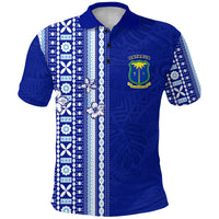 Natabua High School Polynesian Polo Shirt Lautoka Fiji LT13 Unisex Blue - Polynesian Pride