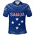 Samoa Polo Shirt Simple Polynesian LT13 Unisex Blue - Polynesian Pride