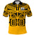 Marquesas Islands Polo Shirt Marquesas Tattoo Version 02 LT13 Unisex Gold - Polynesian Pride