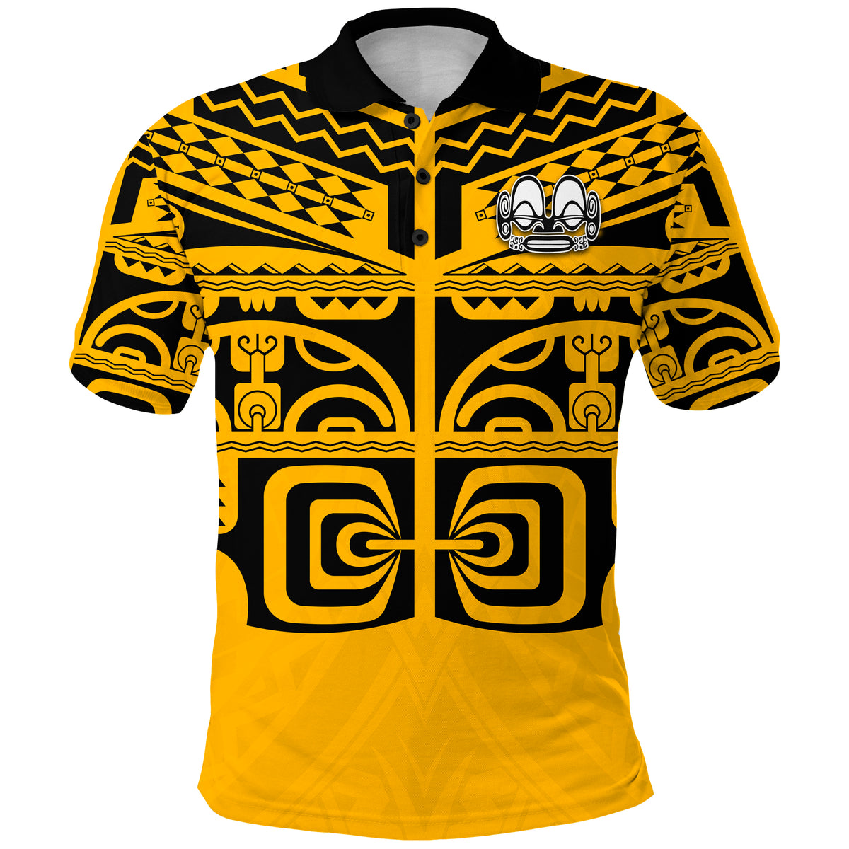 Custom Marquesas Islands Polo Shirt Marquesas Tattoo Version 02 LT13 - Polynesian Pride