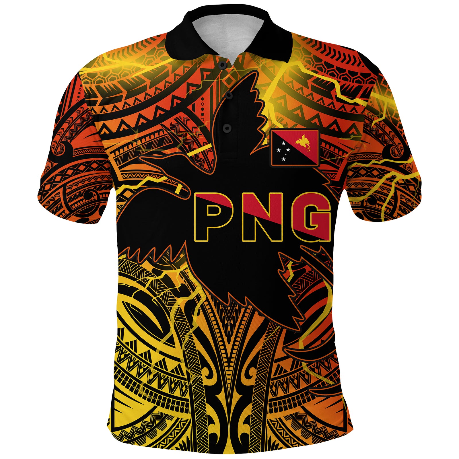 Papua New Guinea Polo Shirt Stalwart Polynesian Special LT13 Unisex Red - Polynesian Pride