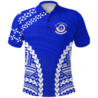 Aulua Primary/Secondary School Polo Shirt Ver.02 LT13 Unisex Blue - Polynesian Pride