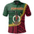 Vanuatu Polo Shirt Seal Of Vanuatu Polynesian Patterns Unisex Green - Polynesian Pride