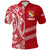 (FILIAI) Tonga Rugby Polo Shirt Rustic LT7 Unisex Red - Polynesian Pride